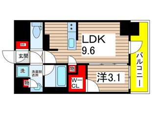 オーパスレジデンス千葉駅前の物件間取画像